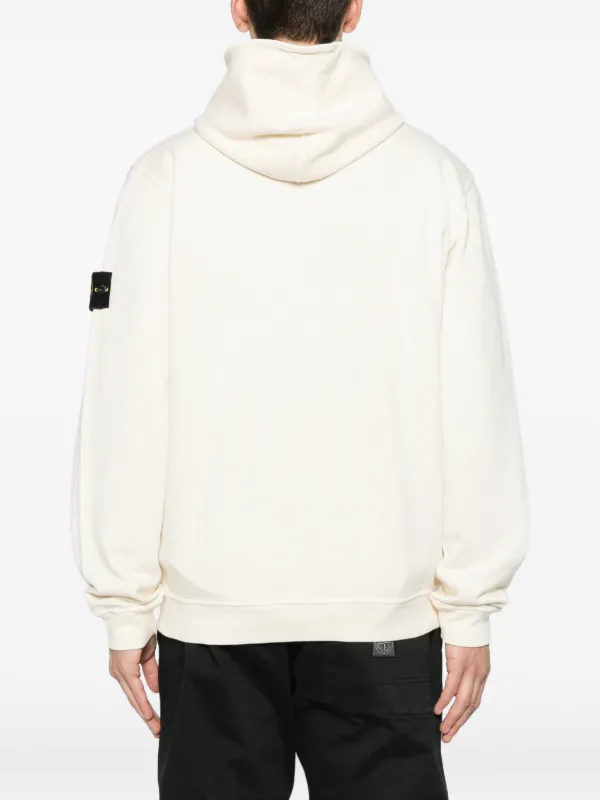 Stone Island zip-fastening Hoodie | Neutrals | FARFETCH