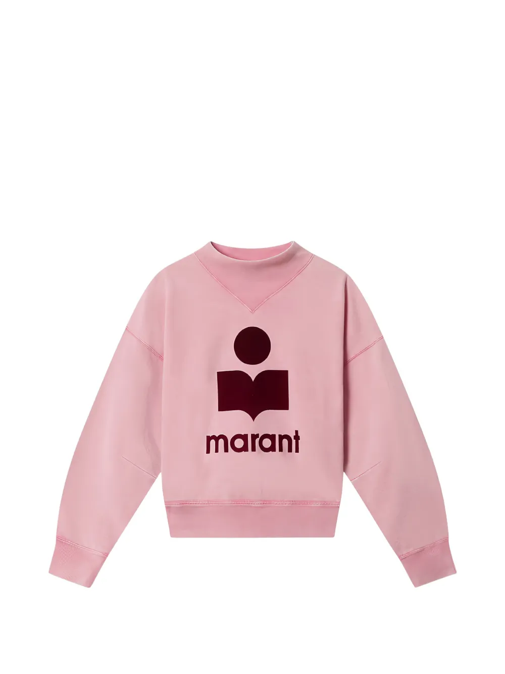 ISABEL MARANT Moby logo sweatshirt - Rosa