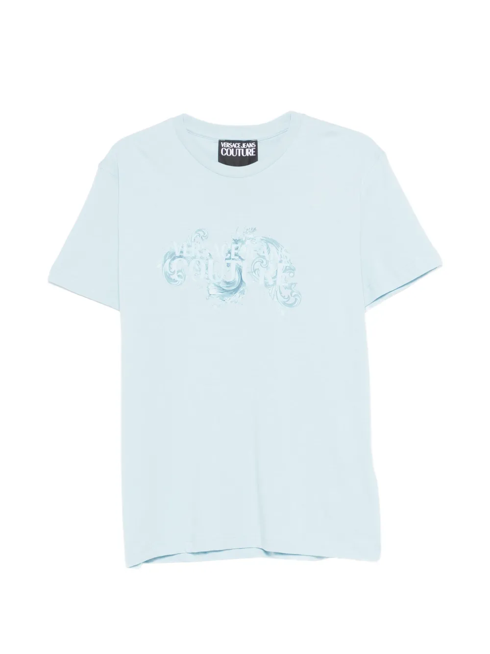 Versace Jeans Couture print-detail T-shirt - Blu