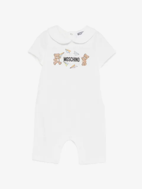 Moschino Kids mameluco con motivo Teddy Bear