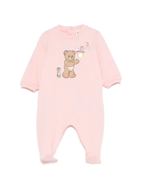 Moschino Kids bear-print pajamas