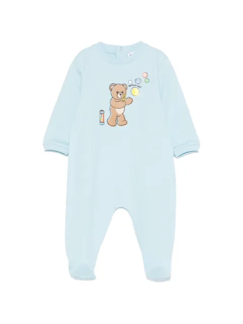 Moschino Kids pijama con oso estampado