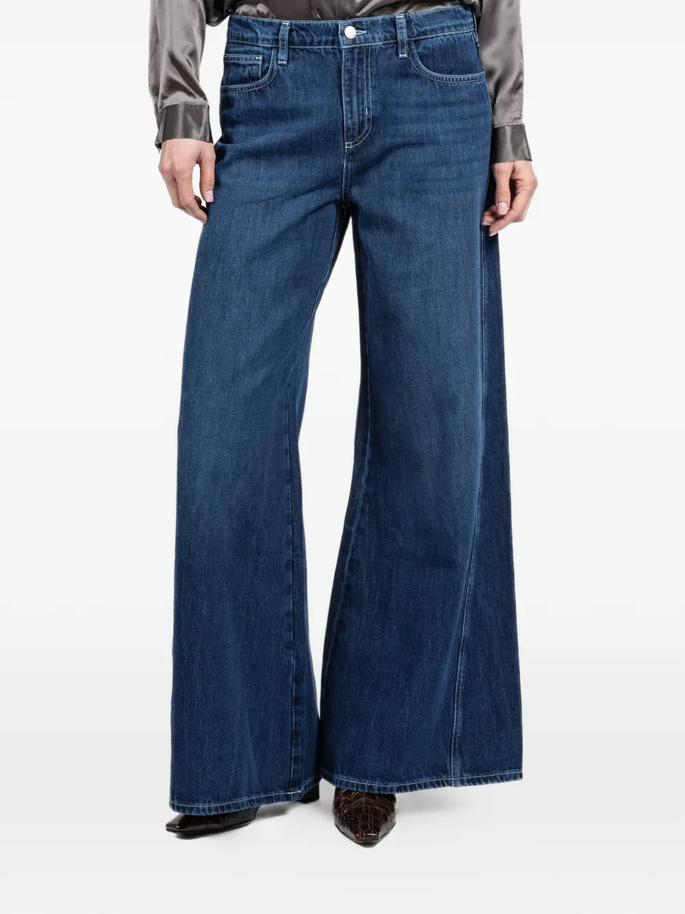 L'Agence Beau high-rise jeans - Blu