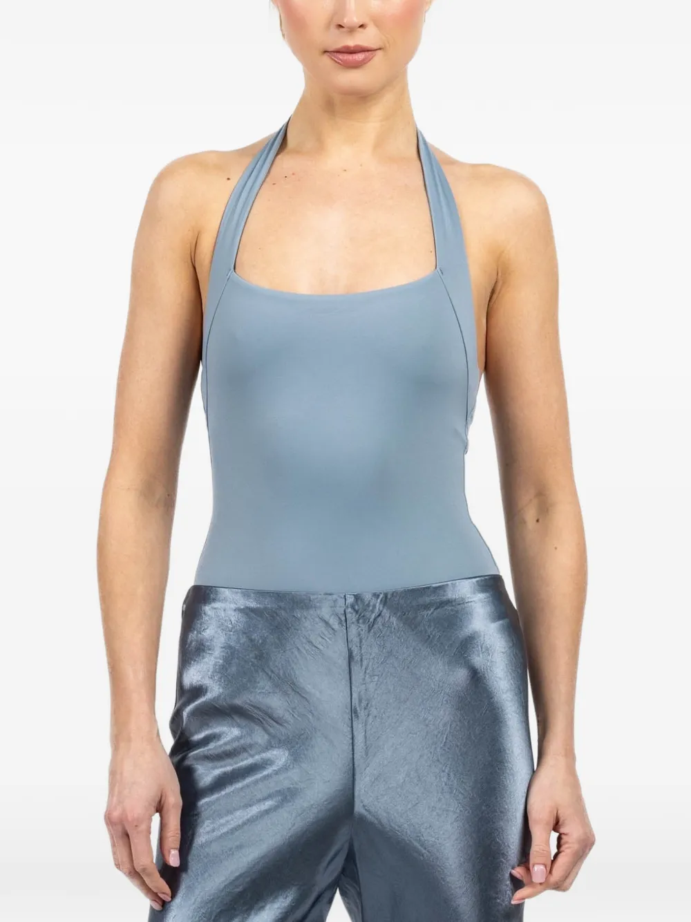  Bondi Born Candice Halterneck Swimsuit - Blue 