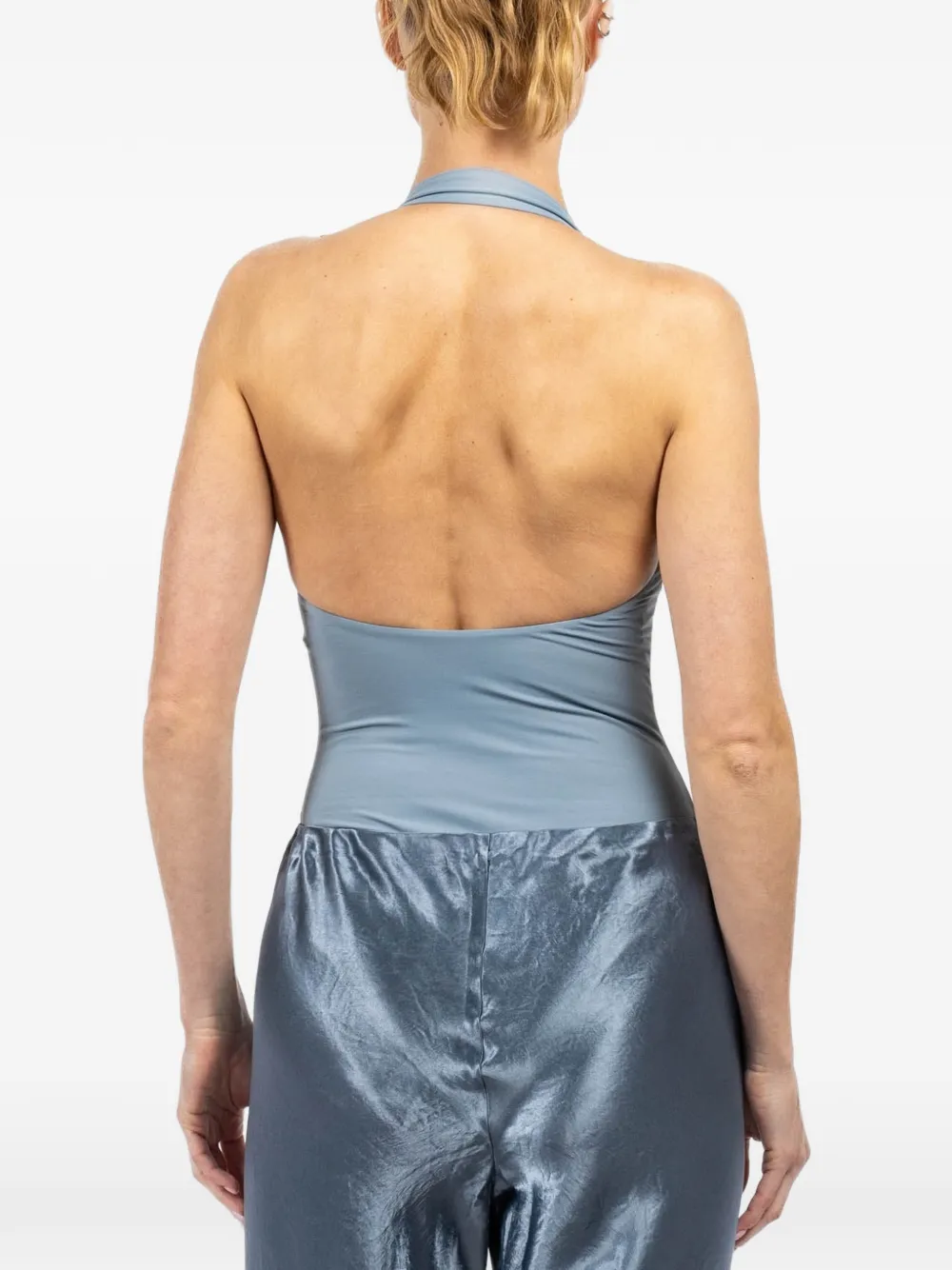 BONDI BORN Candice badpak met halternek Blauw