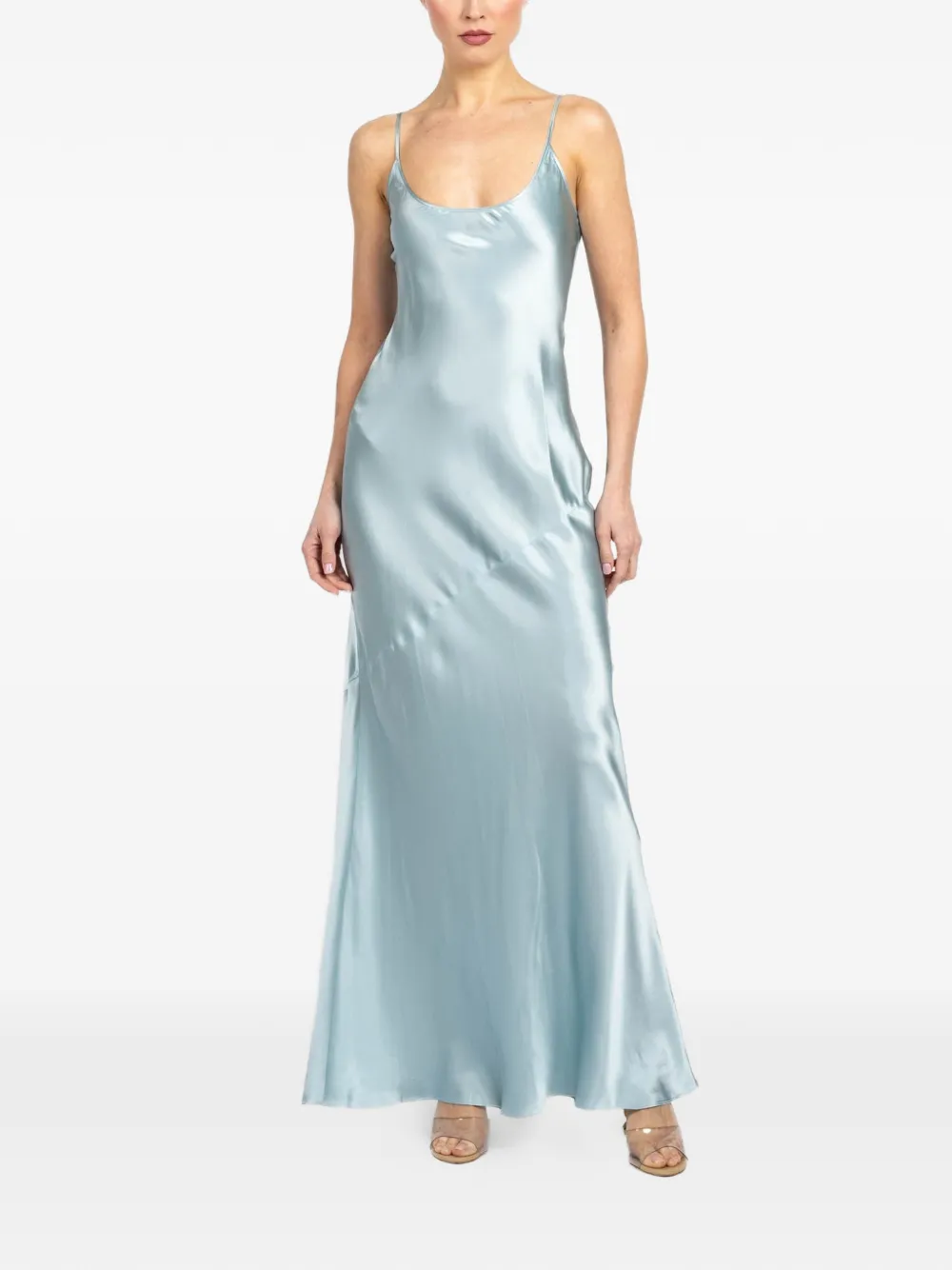 L'Agence camisole gown - Blauw