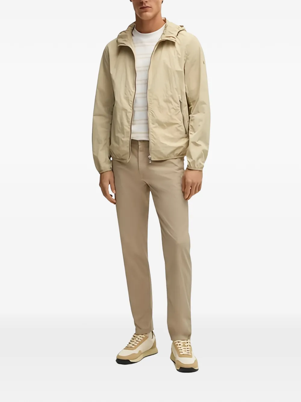 Logo-Patch Straight Trousers