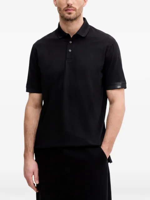 Armani Exchange logo-motif short-sleeve polo shirt