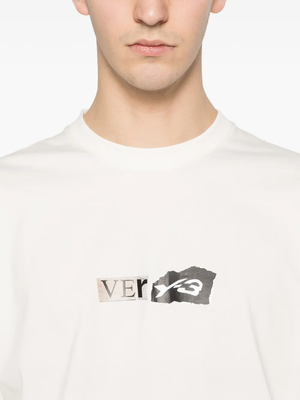 Y-3 GFX T-shirt met grafische print Wit