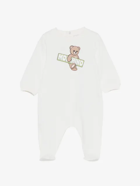 Moschino Kids teddy-print pajamas