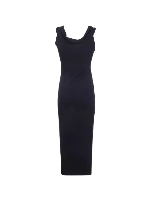 Emporio Armani twisted sleeveless dress