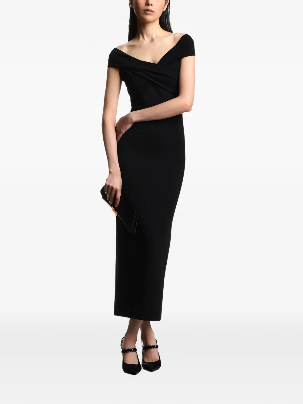 Emporio Armani Mouwloze mini-jurk Zwart
