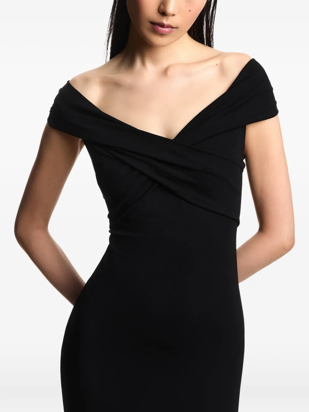 Emporio Armani Mouwloze mini-jurk Zwart