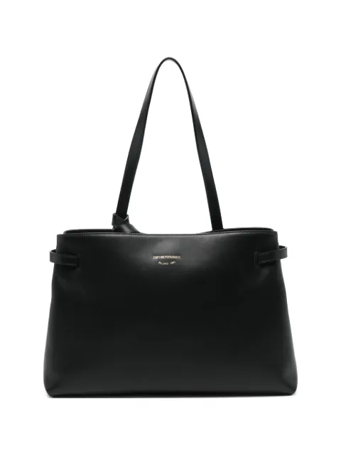 Emporio Armani Nora M leather tote bag