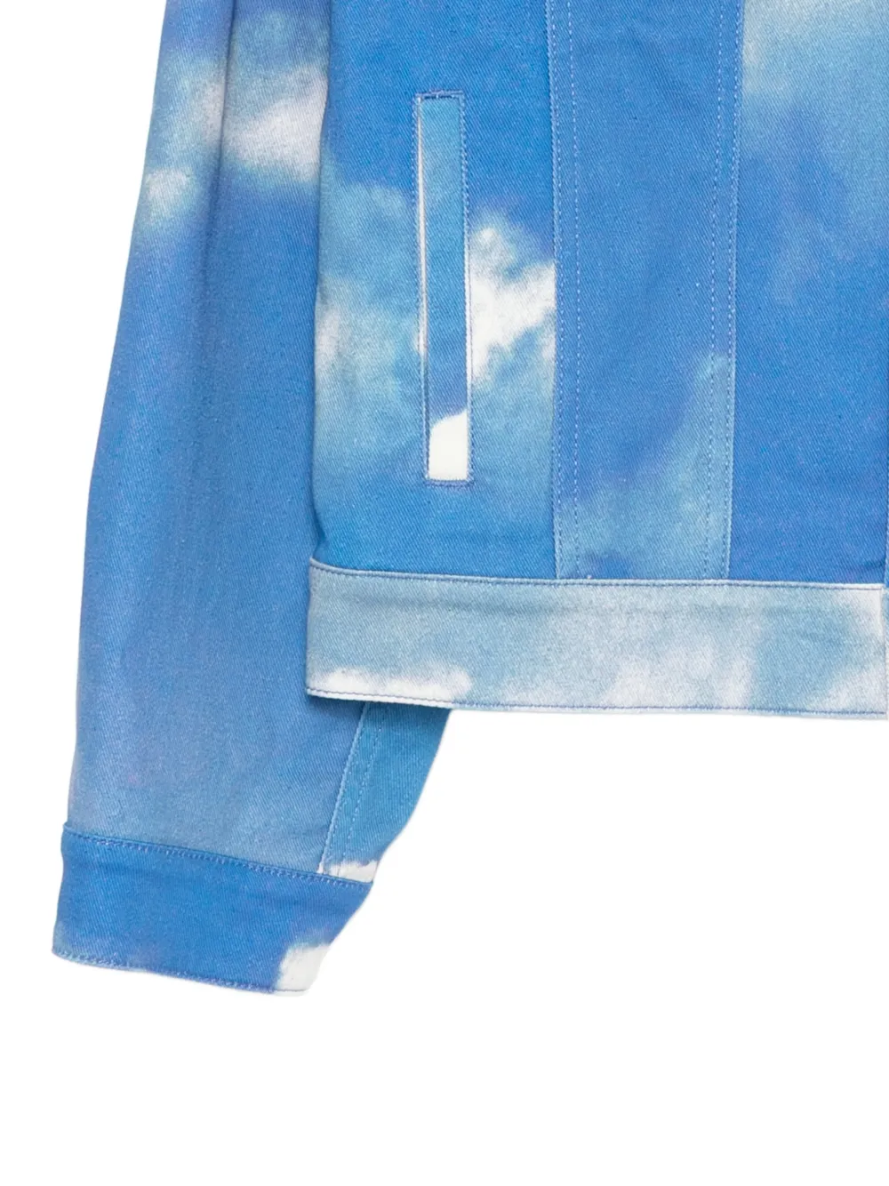  Moschino Cloud-print Jacket - Blue 