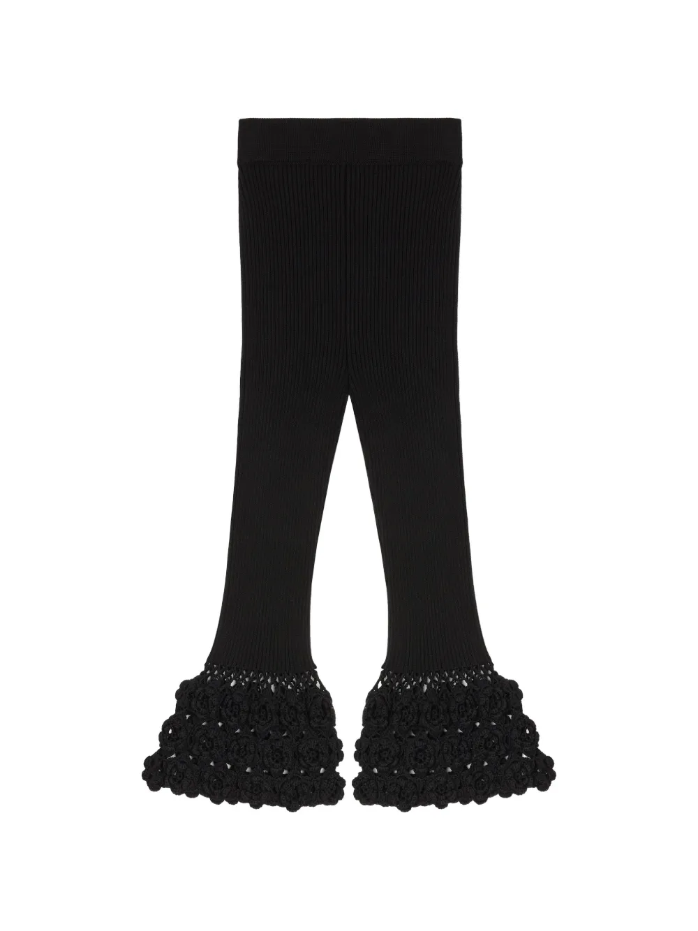 GANNI Pantaloni a fiori - Nero