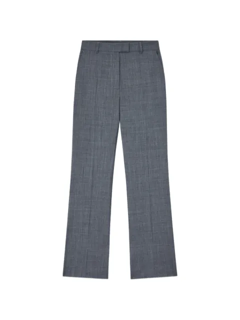 GANNI mélange-effect tailored trousers