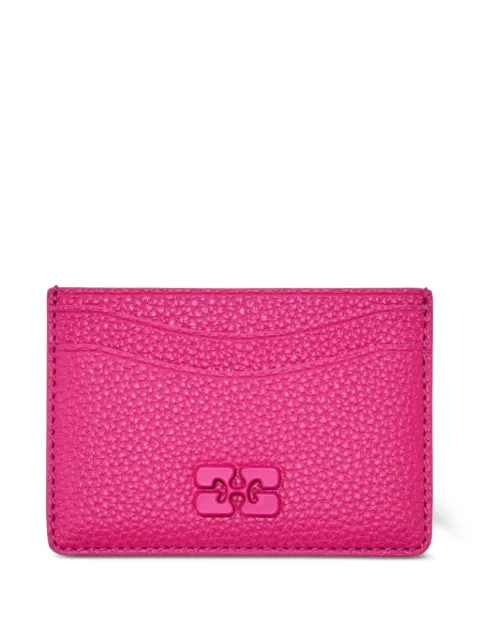 GANNI tarjetero en relieve