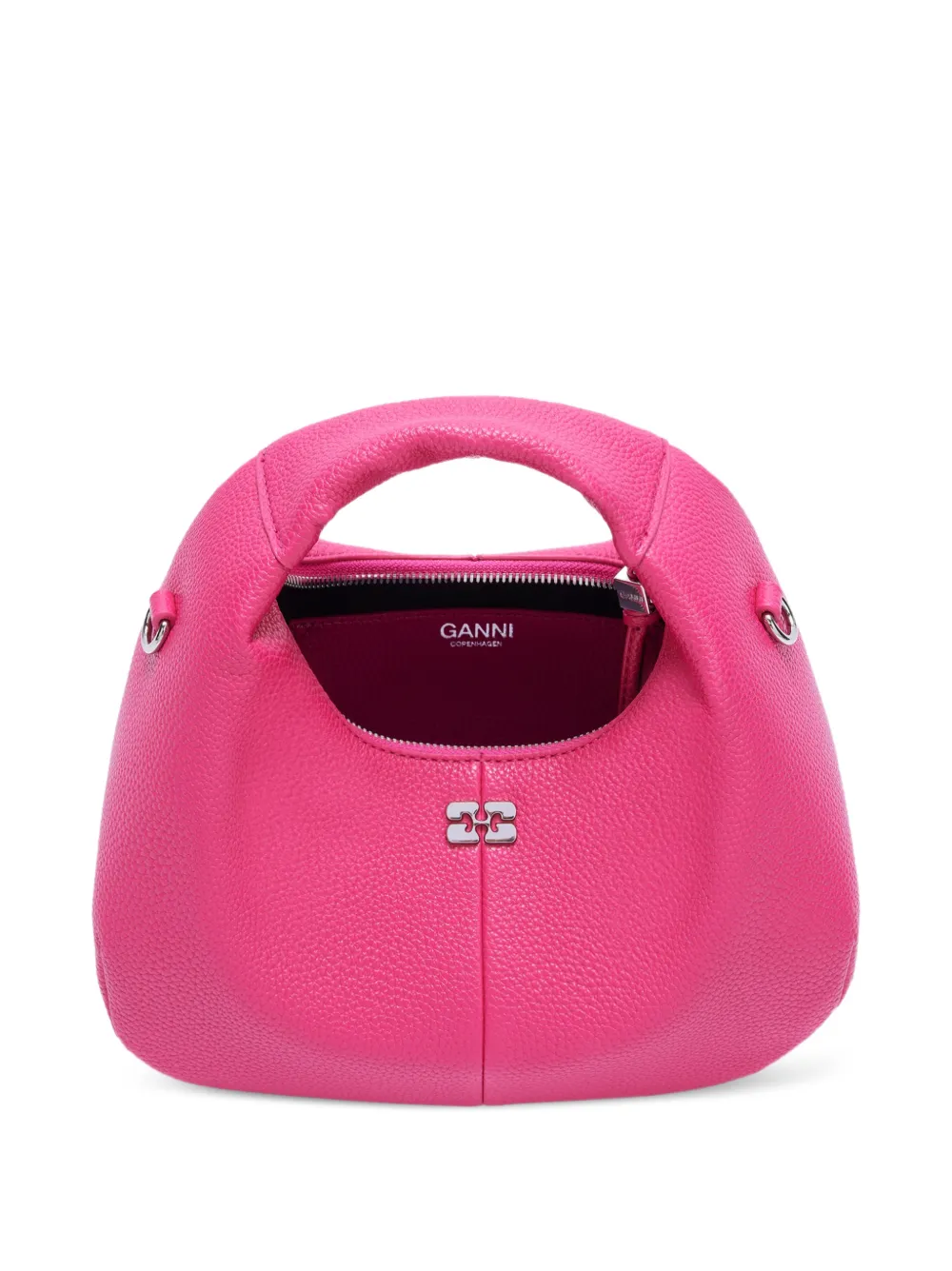 Ganni Mini Shoulder Bag in Pink, view 3