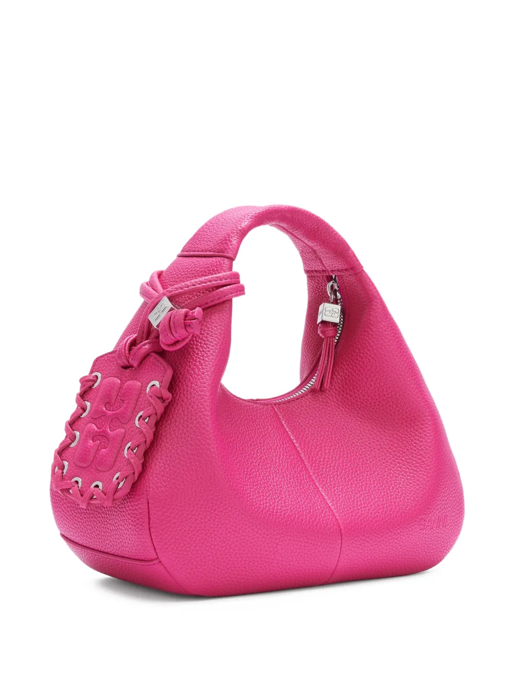 Ganni Mini Shoulder Bag in Pink, view 2