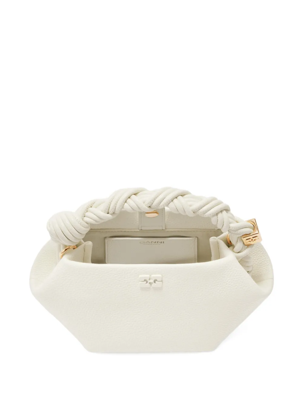 GANNI Bou mini-tas Wit