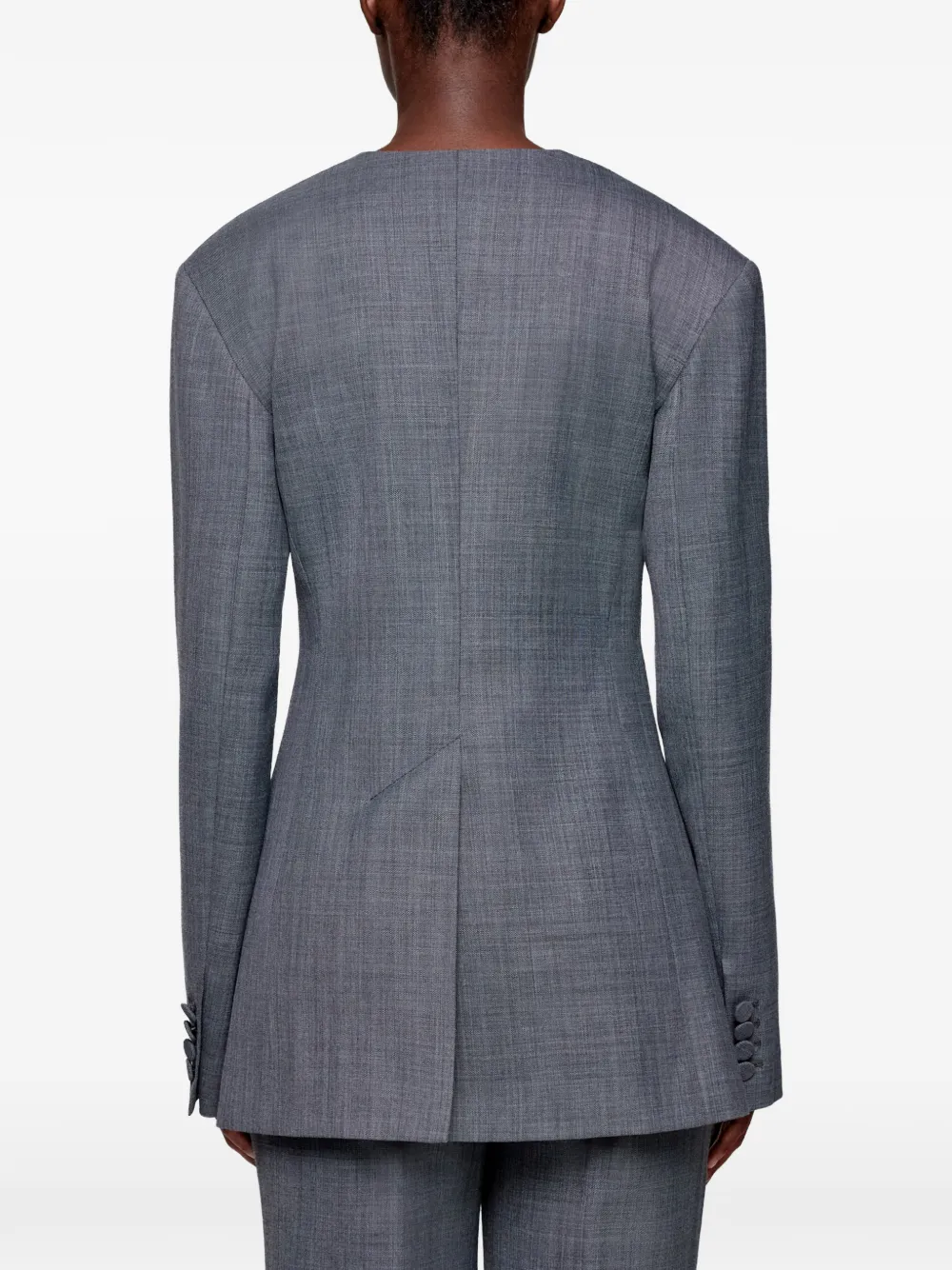 GANNI Button-down jack Grijs