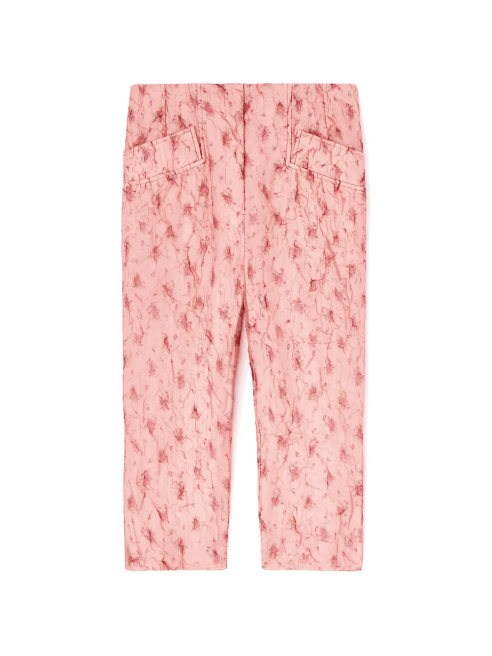 GANNI Shorts a fiori - Rosa