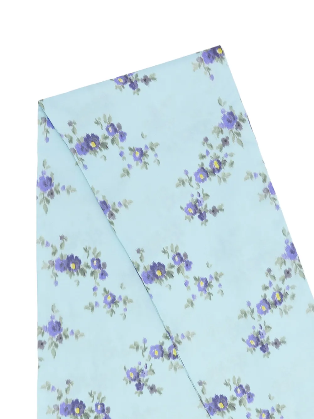 GANNI Sjaal met bloemenprint Blauw