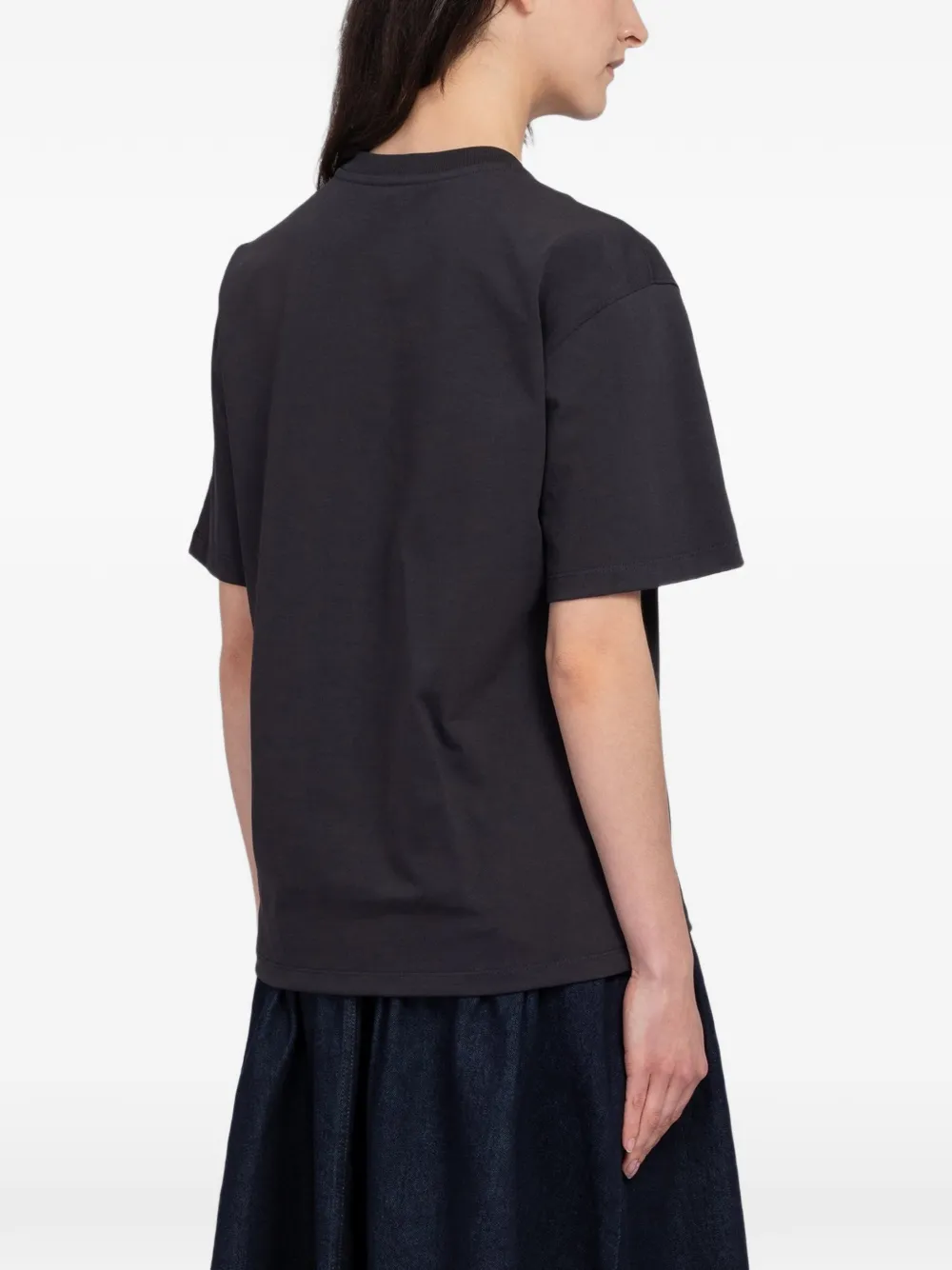 GANNI Signature T-shirt Grijs