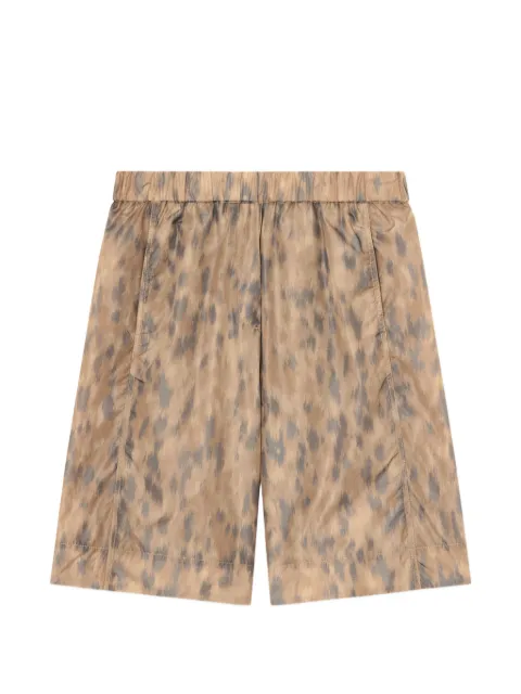 GANNI bermudas con animal print