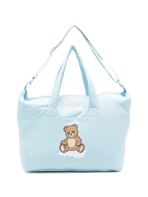 Moschino Kids blue changing bag