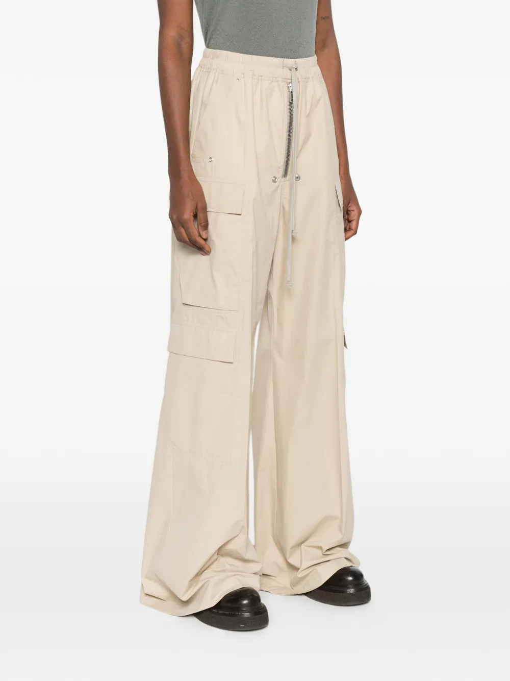 Rick Owens Cargobelas drawstring trousers - Beige