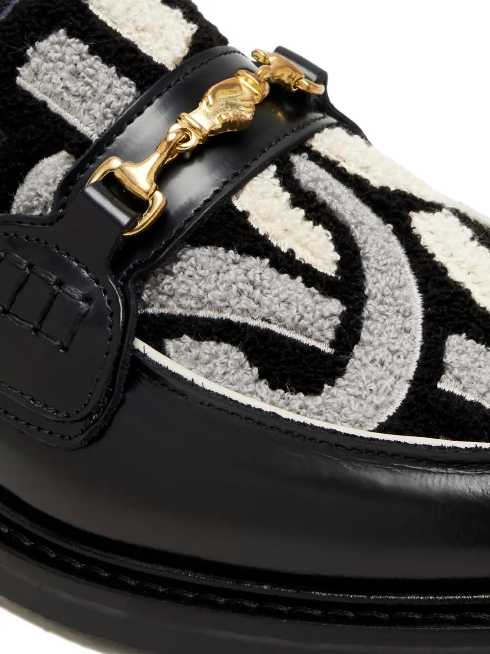 Filling Pieces Gowtu horsebit loafers Zwart