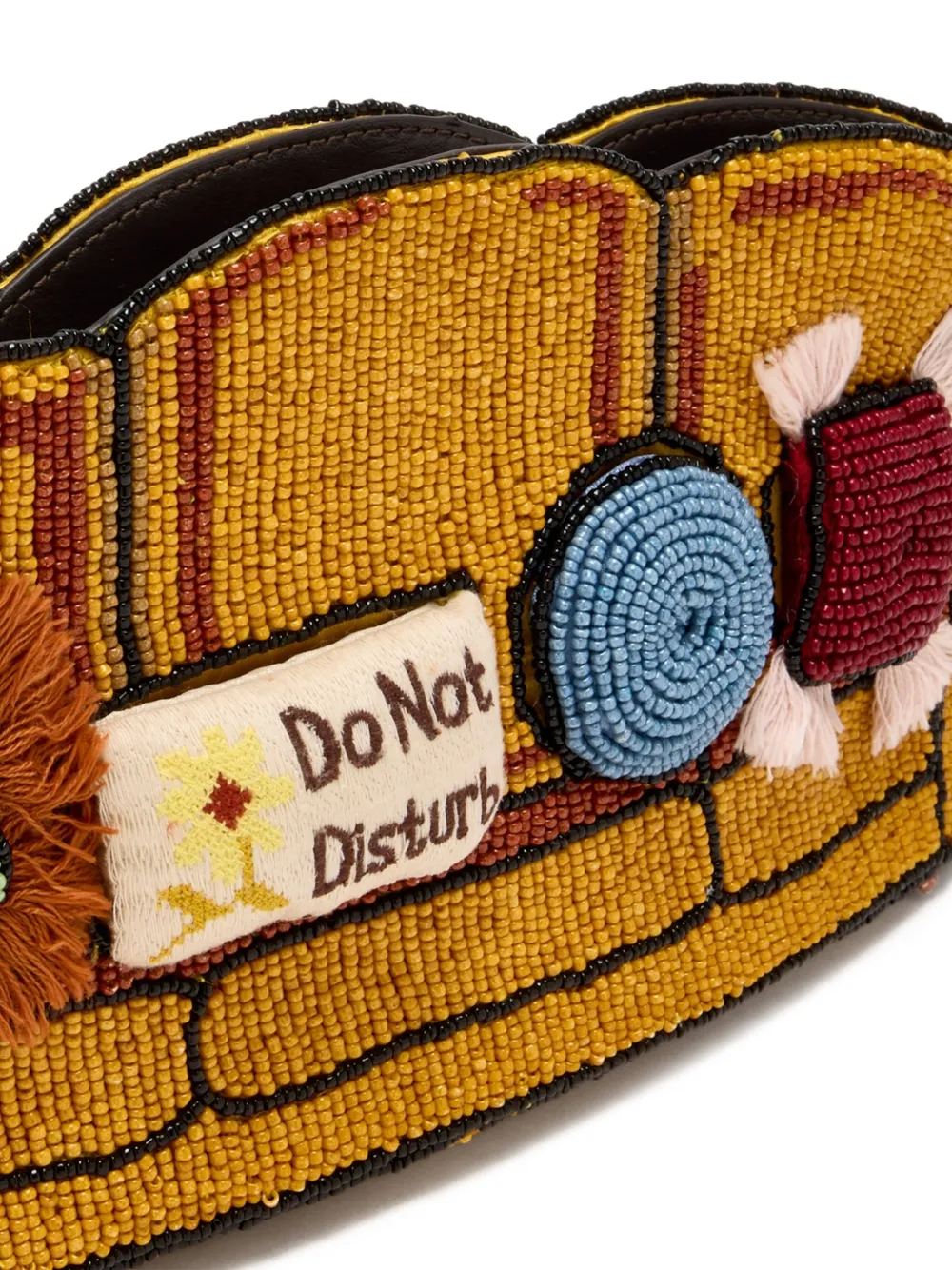  Staud Beaded Couch Clutch - Yellow 