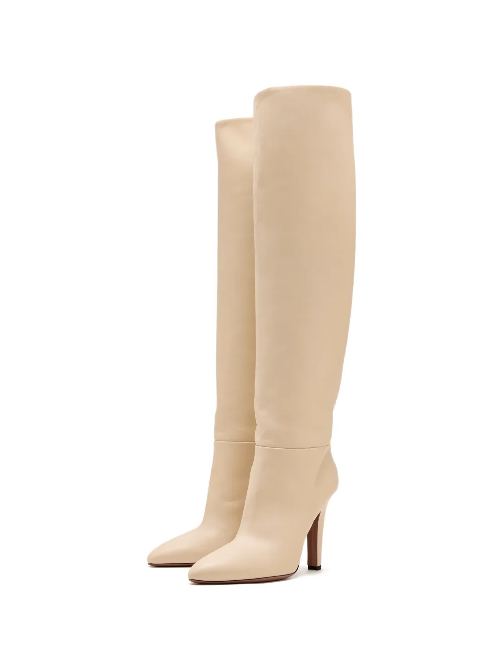 Paris Texas Elsa point-toe heel boots Beige