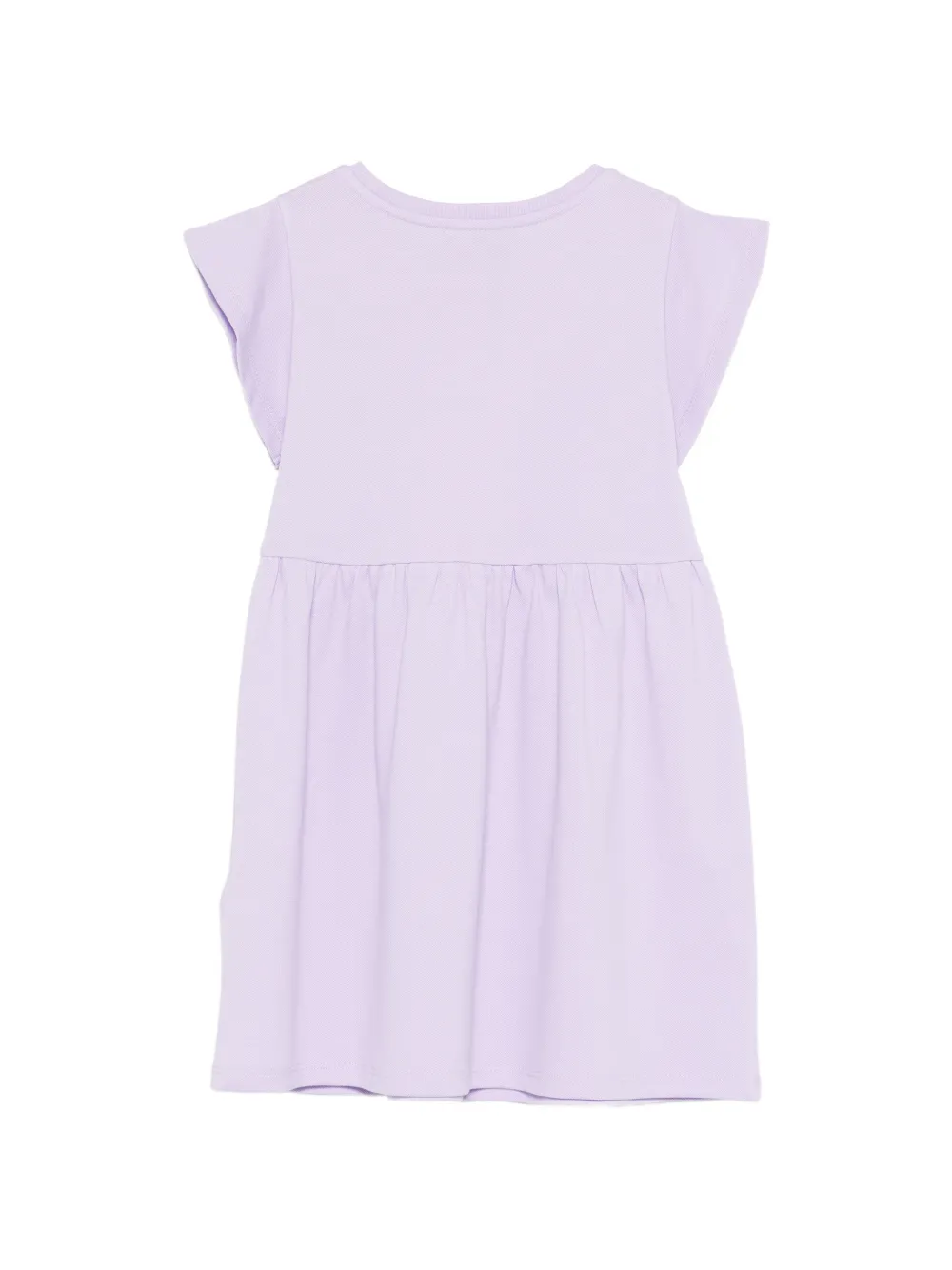 Moschino Kids Jurk met beerdetail Paars