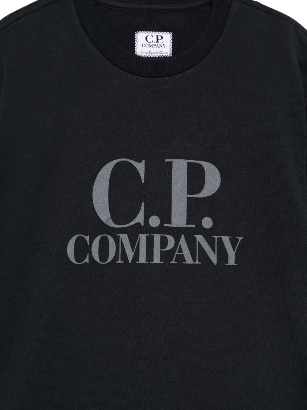 C.P. Company Kids T-shirt met logoprint Blauw