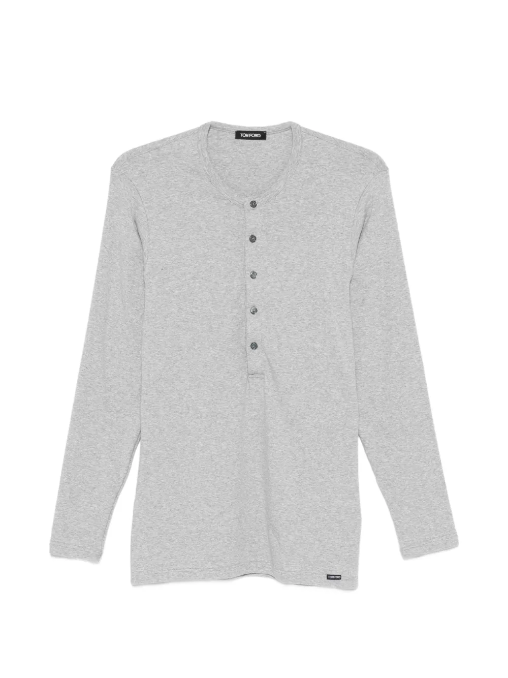 TOM FORD Henley underwear T-shirt - Grigio