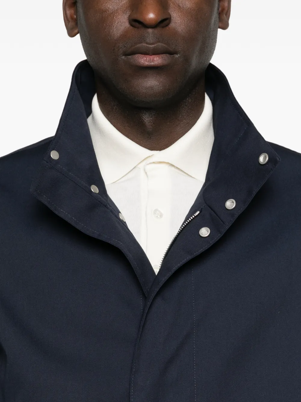 Elasticated-Hem Bomber Jacket