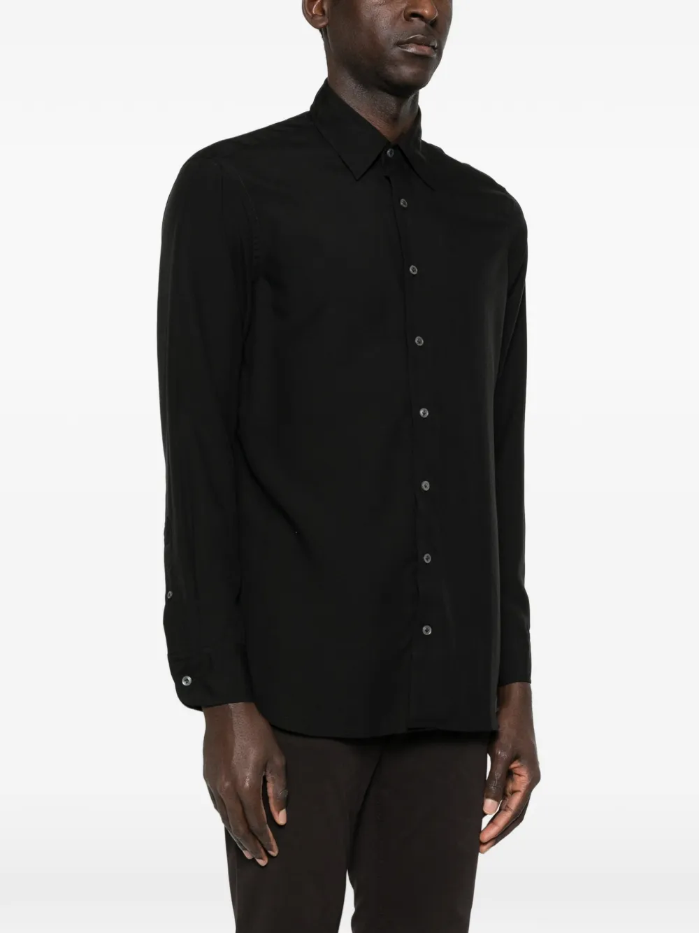 Lardini Button-up overhemd Zwart