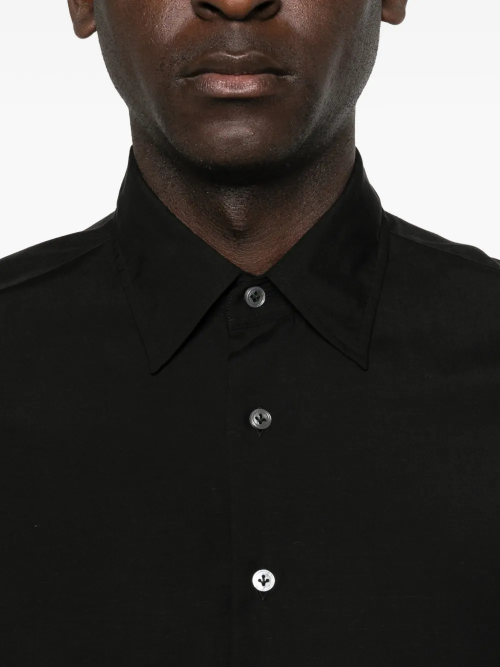 Lardini Button-up overhemd Zwart