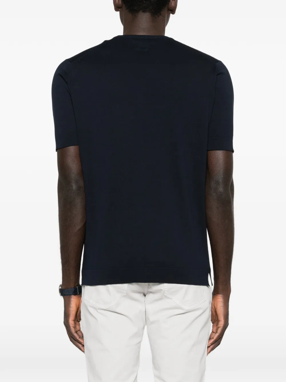 Lardini T-shirt met korte mouwen Zwart