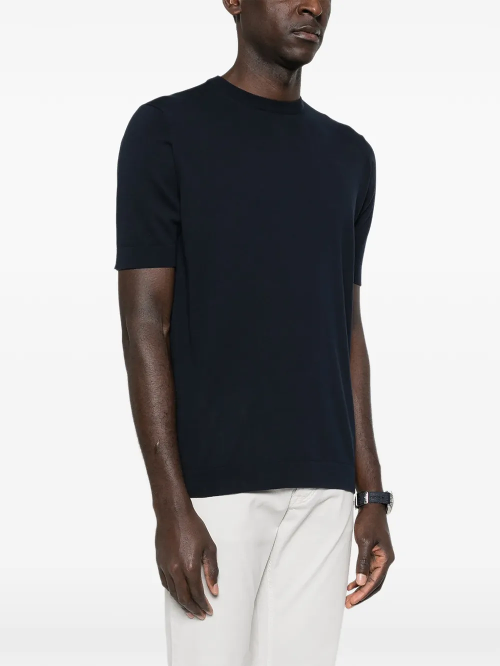 Lardini T-shirt met korte mouwen Zwart