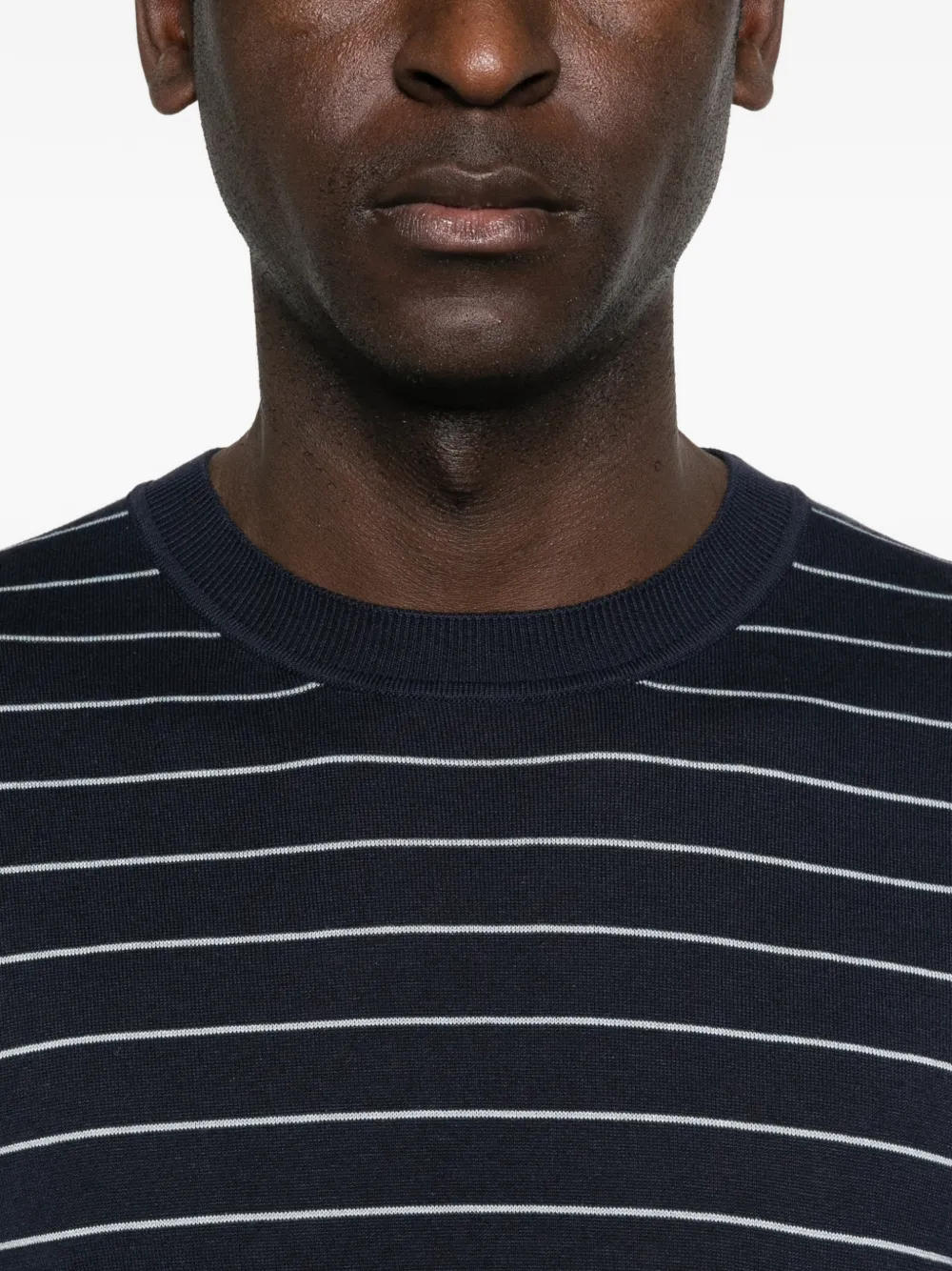 Lardini Gestreept T-shirt Blauw