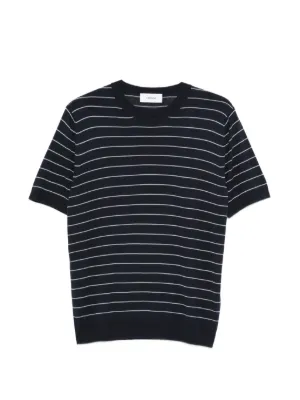 BURBERRY ストライプ Tシャツ Burberry ストライプ オーバーサイズ Tシャツ | ブラウン | FARFETCH JP
