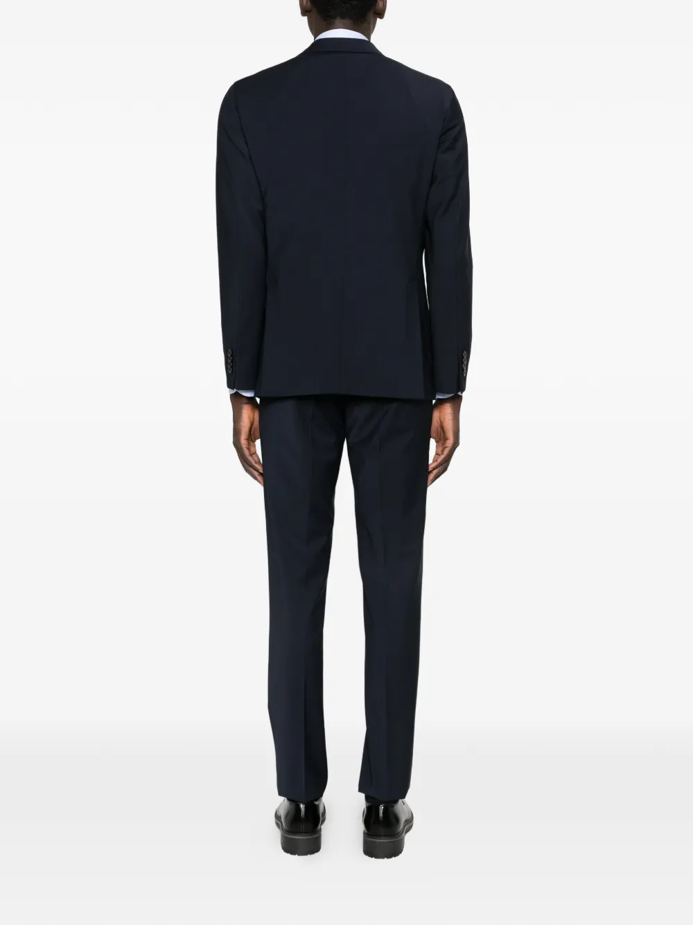  Boglioli Notched-lapel Patch-pocket Suits - Blue 