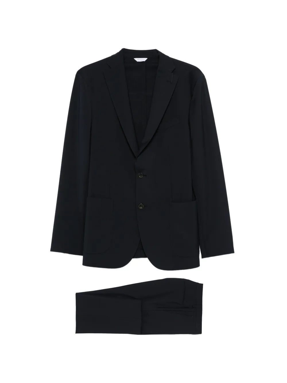 Boglioli notched-lapel patch-pocket suits - Blu