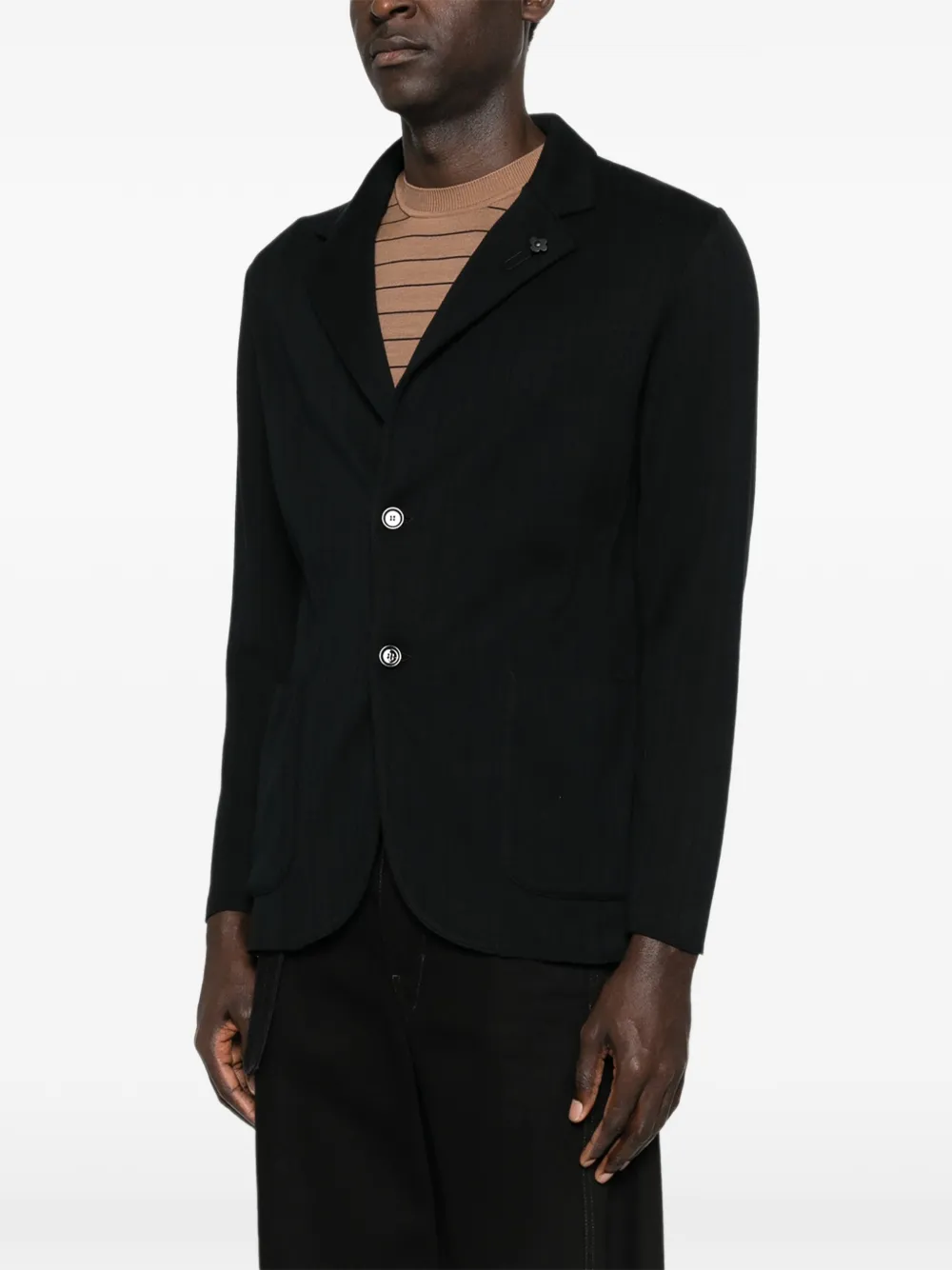 Notched Patch-Pocket Jacket