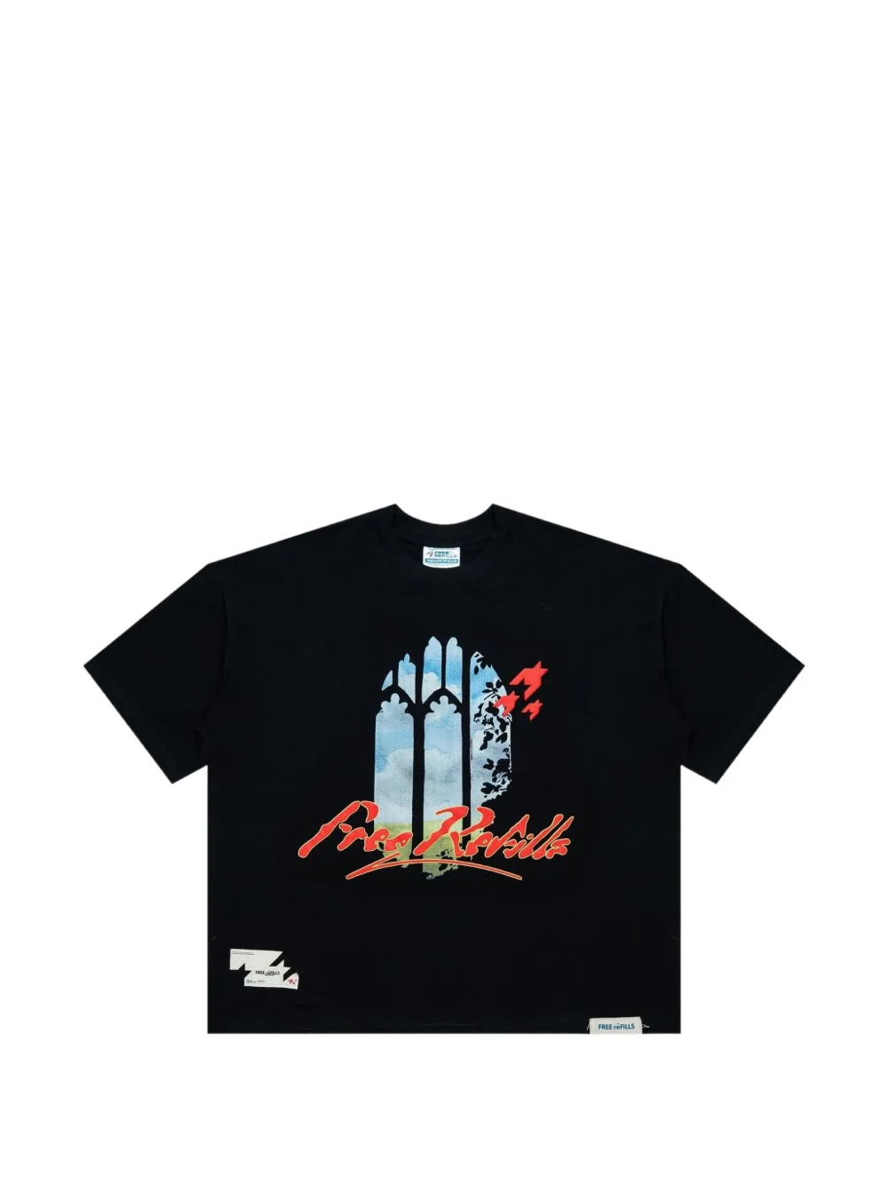 Free Refills Rehab graphic T-shirt - Schwarz