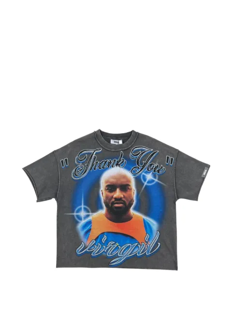 duaa camiseta con motivo gráfico Thank You